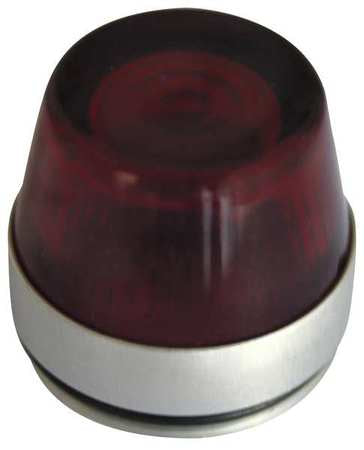 Pilot Light Lens,30mm,red,plastic (1 Uni