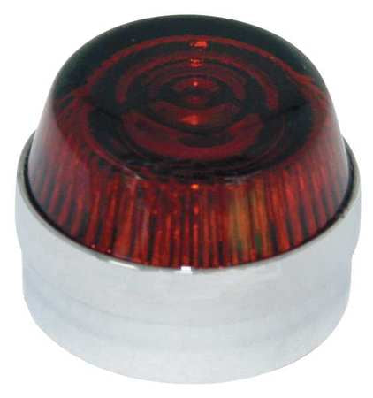 Pilot Light Lens,30mm,red,glass (1 Units