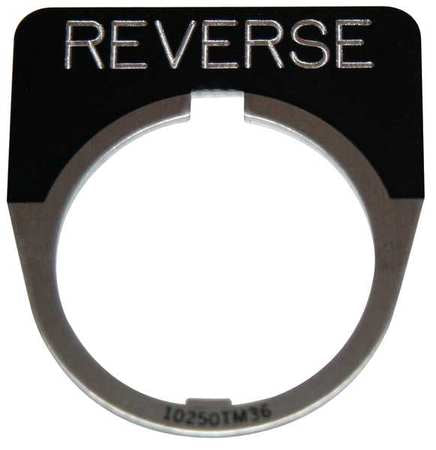 Legend Plate,half Round,reverse,black (1