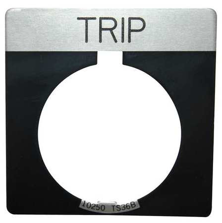 Legend Plate,square,trip,black (1 Units