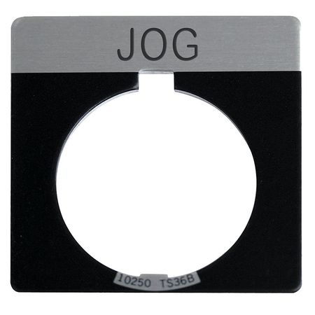 Legend Plate,square,jog,black (1 Units I