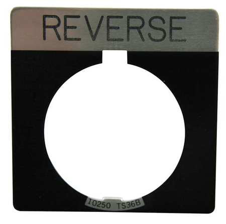 Legend Plate,square,reverse,black (1 Uni