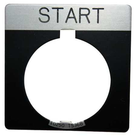 Legend Plate,square,start,black (1 Units