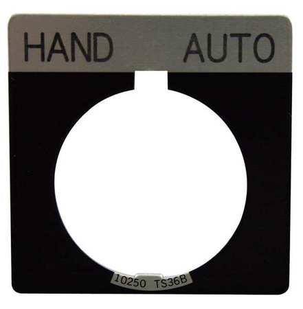 Legend Plate,square,hand Automatic,black