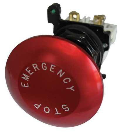 Non-illuminated Push Button,red (1 Units