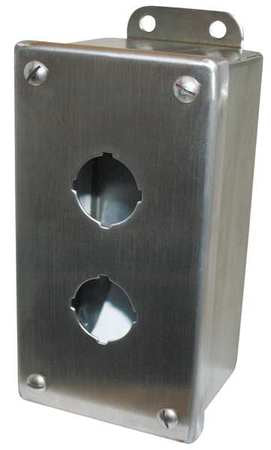 Pushbutton Enclosure,6.75 In. H,ss (1 Un