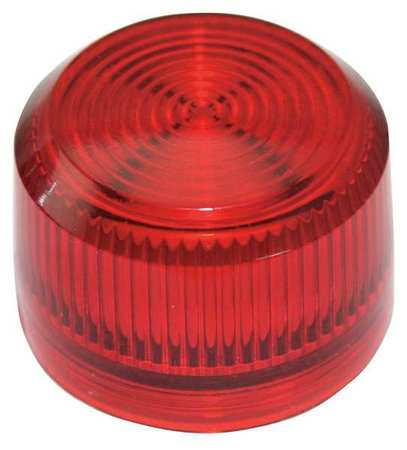 Pilot Light Lens,30mm,red,plastic (1 Uni