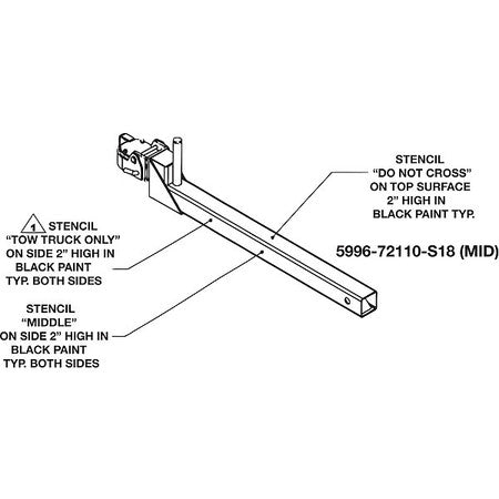 Mid Tow Bar,green Tie Dolly (1 Units In