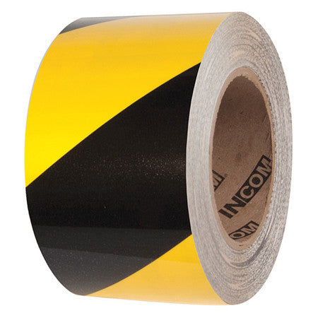 Tuff Mark Tape,yellow/black,3"x100ft (1