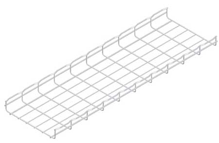 Wire Mesh Cable Tray,12x2in,10 Ft (1 Uni