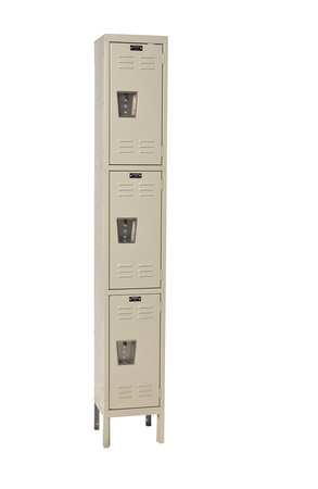 Wrdrb Lockr,lvrd,1 Wide, 3 Tier,tan (1 U