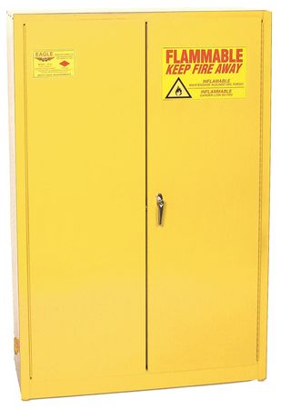 Paints And Inks Cabinet,60 Gal.,yellow (