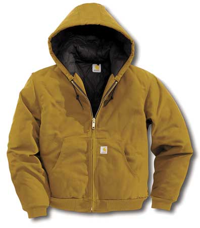 Hooded Jacket,insulated,brown,xlt (1 Uni