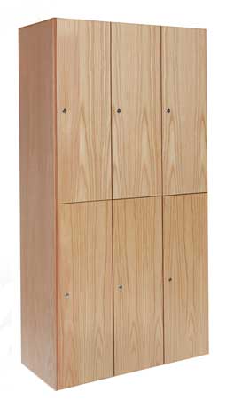 Wardrobe Lockr,solid,3 Wide, 2 Tier,wood