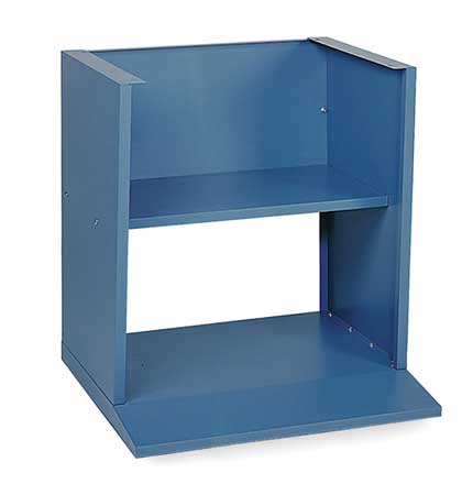 Computer Pedestal Base,30x27x32 In,blue