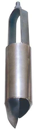 Auger,sand,dia 5 In,5/8 In Thread (1 Uni