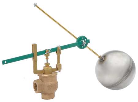 Float Valve Assembly,double,size 1/2 In.