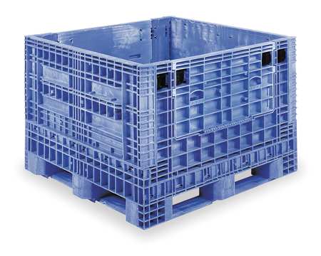 Collapsible Container,48x40 In,blue (1 U