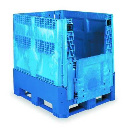 Collapsible Container,48x40 In,blue (1 U