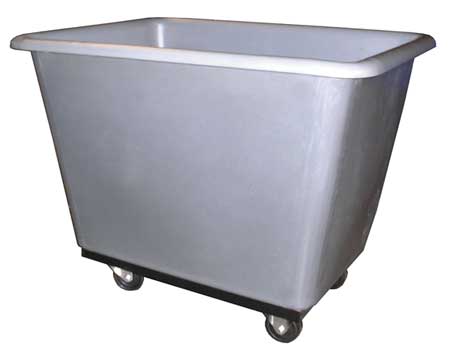 Cube Truck,7/16 Cu. Yd.,400 Lb. Cap,gray