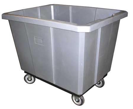 Cube Truck,1/2 Cu. Yd.,600 Lb. Cap,gray