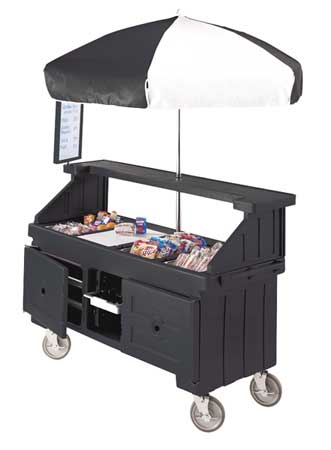 Vending Cart, 31-3/4 X 74-1/2 X 94 (1 Un