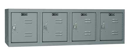 Wall Box Lockr,lvrd,4 Wide, 1 Tier,gray