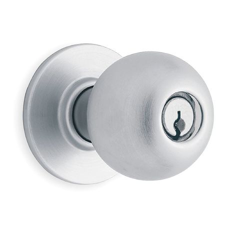 Knob Lockset,mechanical,entrance,grd. 1