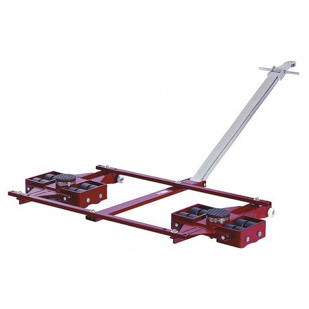 Tandem Machine Dolly,44,000 Lb.,steel (1