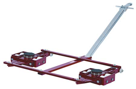 Tandem Machine Dolly,88,000 Lb.,steel (1