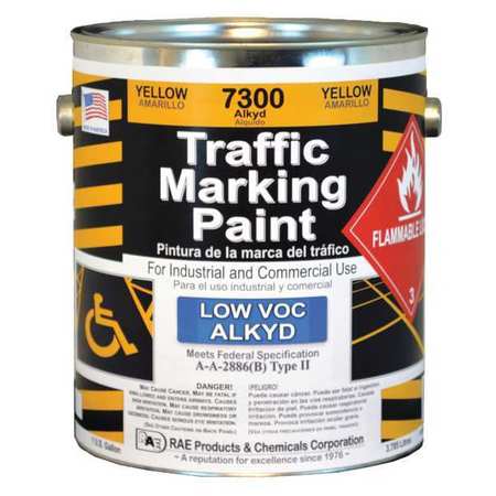 Traffic Zone Marking Paint,yellow (1 Uni