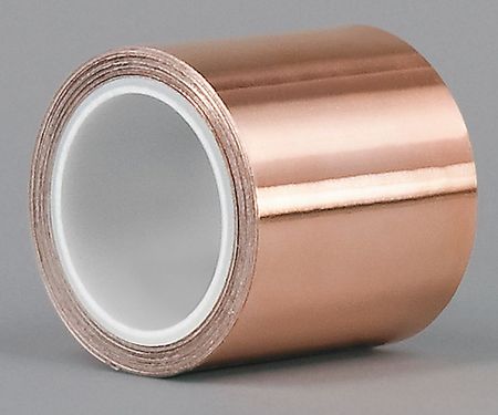 Foil Tape,1/4 In. X 6 Yd.,copper (1 Unit