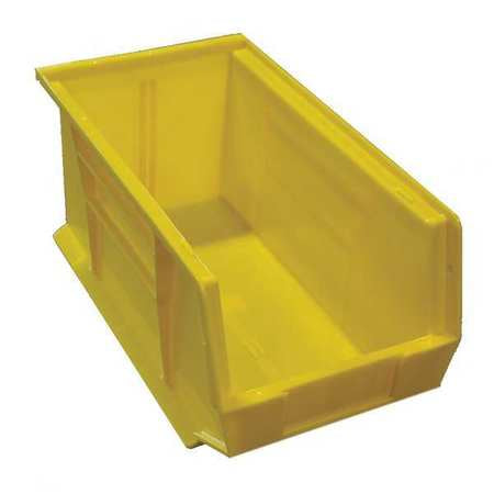 Large Bin,plastic,yellow,8-1/4