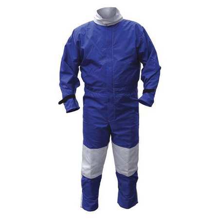 Abrasive Blast Suit,blue,small (1 Units