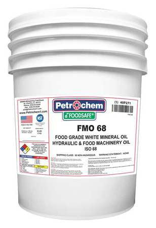 Mineral Hydraulic Oil,food Grade,5 Gal.