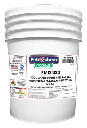 Mineral Gear Oil,food Grade,5 Gal. (1 Un