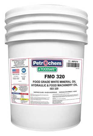 Mineral Gear Oil,food Grade,5 Gal. (1 Un