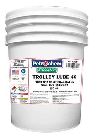 Food Grade Trolley Lubricant,5 Gal. (1 U