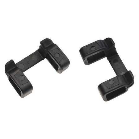 Helmet Clips,black,plastic,pr (2 Units I