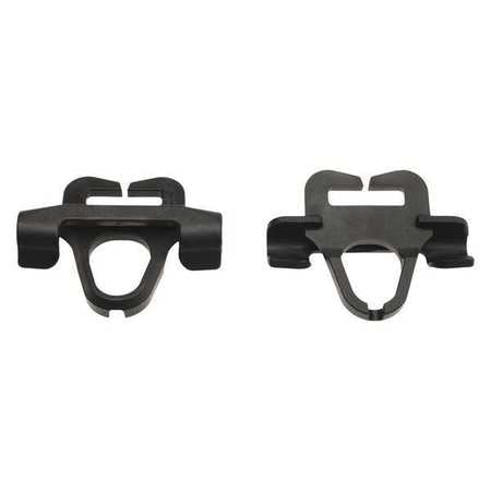 Helmet Clips,black,plastic,pr (1 Units I