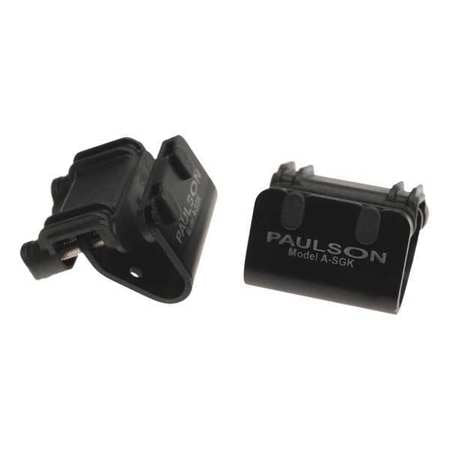 Helmet Clips,black,plastic,pr (1 Units I