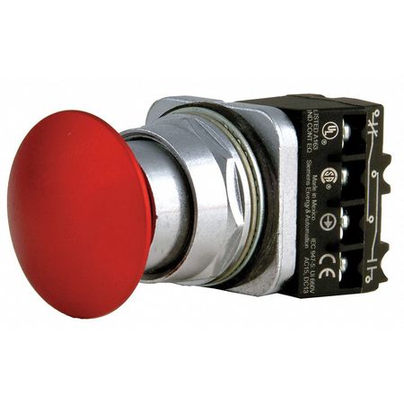 Non-illuminated Push Button,epoxy,red (1