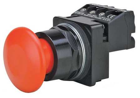 Illuminated Push Button,30mm,green,6vac