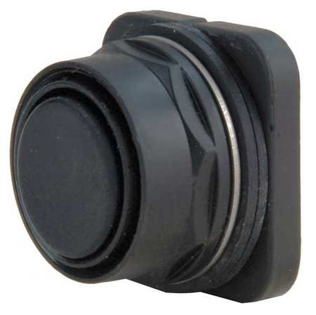 Push Button,30mm,flush Button,black (1 U