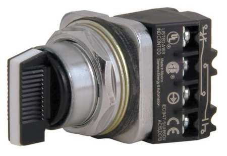 Non-illum Selector Switch,2no/2nc,3p (1