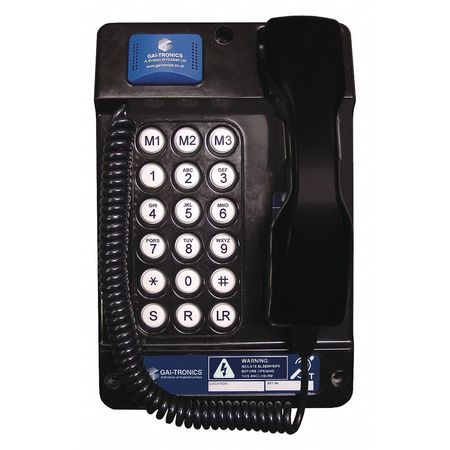 Telephone,analog,black,surface Mount (1