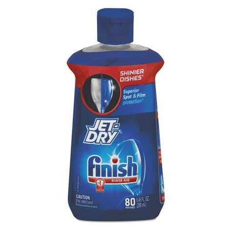 Dishwasher Rinse Additive,liquid,8.45 Oz