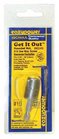 One Way Screw Remover,no.10 (1 Units In