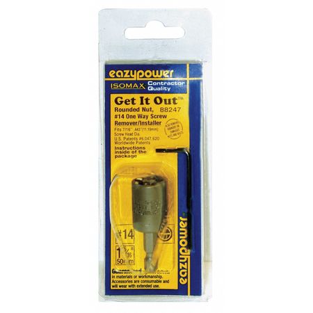 One Way Screw Remover,no.14 (1 Units In