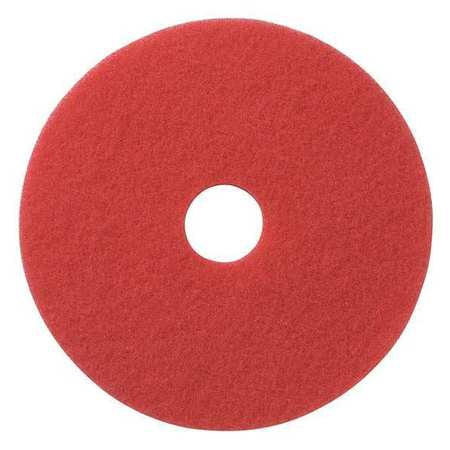 Red Buff Floor Pad,13in.,pk5 (1 Units I